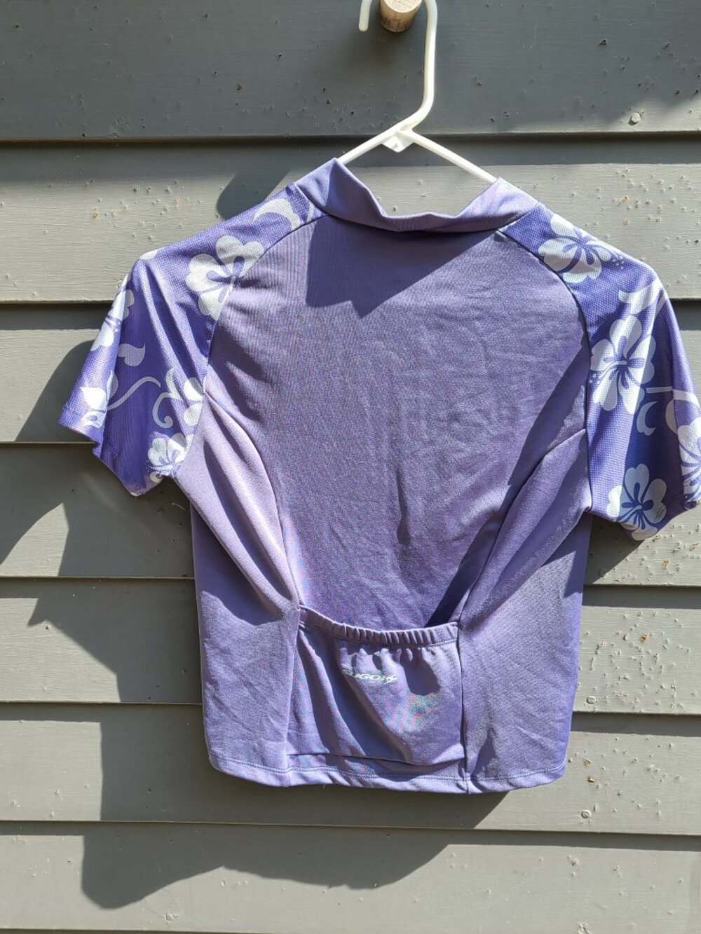 Sugoi Riding Top Blue with Back Kangaroo Pocket size Large - Picture 5 of 7